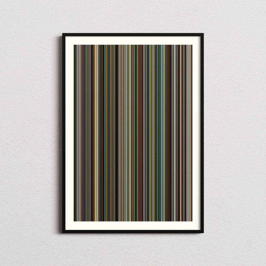 Hunt for the Wilderpeople Movie Barcode Poster - Barcode Only
