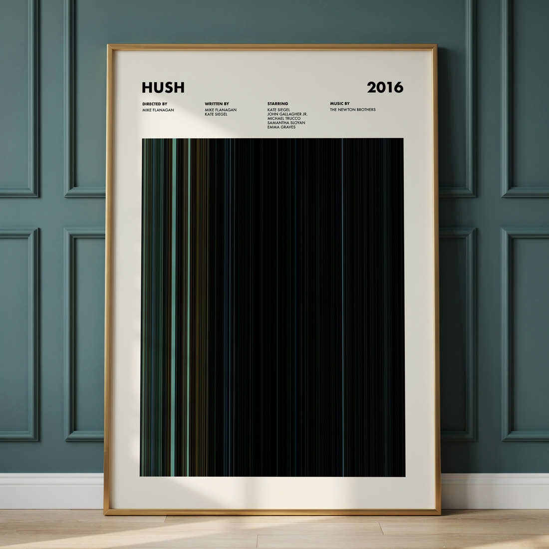 Hush Movie Barcode Poster