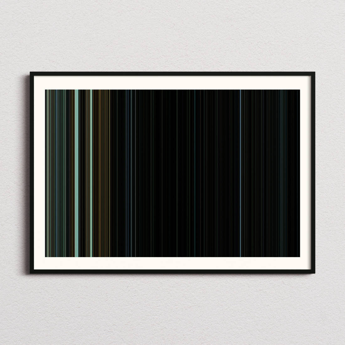 Hush Movie Barcode Poster - Barcode Only