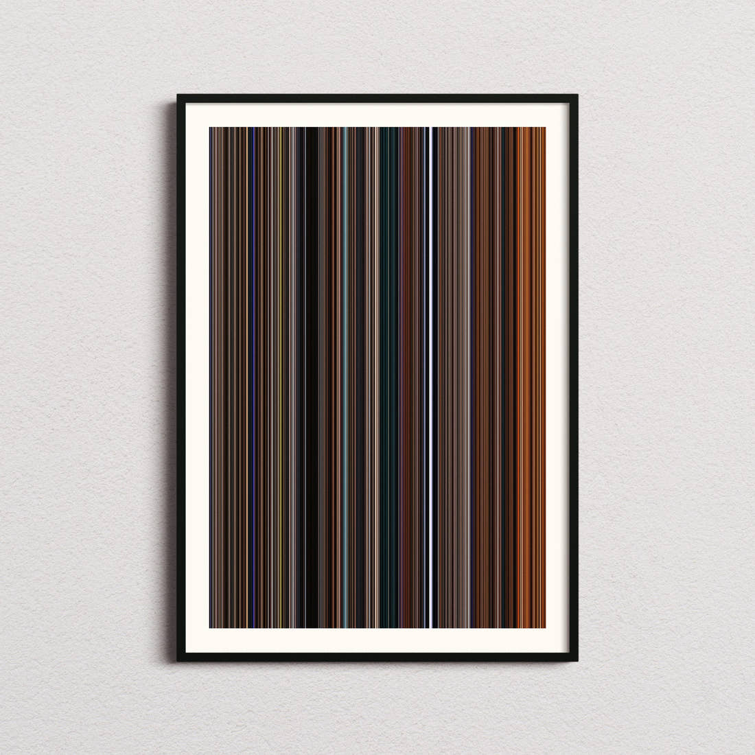 I Am Legend Movie Barcode Poster - Barcode Only