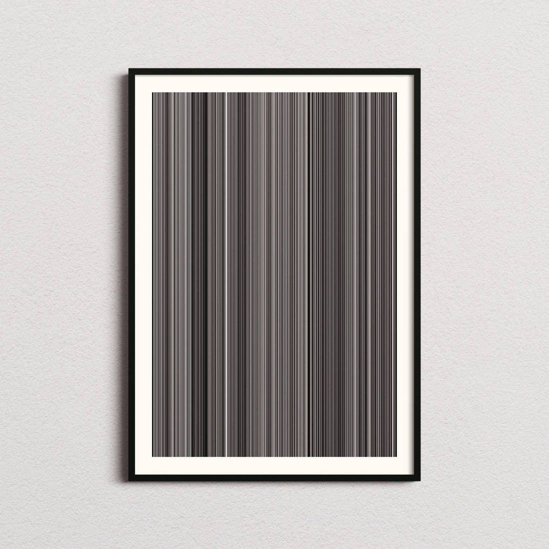 I Live in Fear Movie Barcode Poster - Barcode Only
