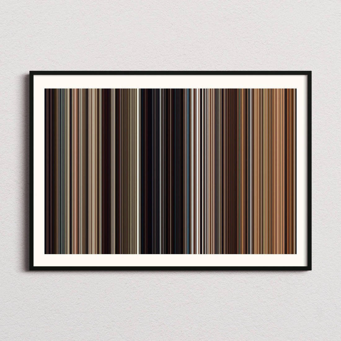 I Origins Movie Barcode Poster - Barcode Only