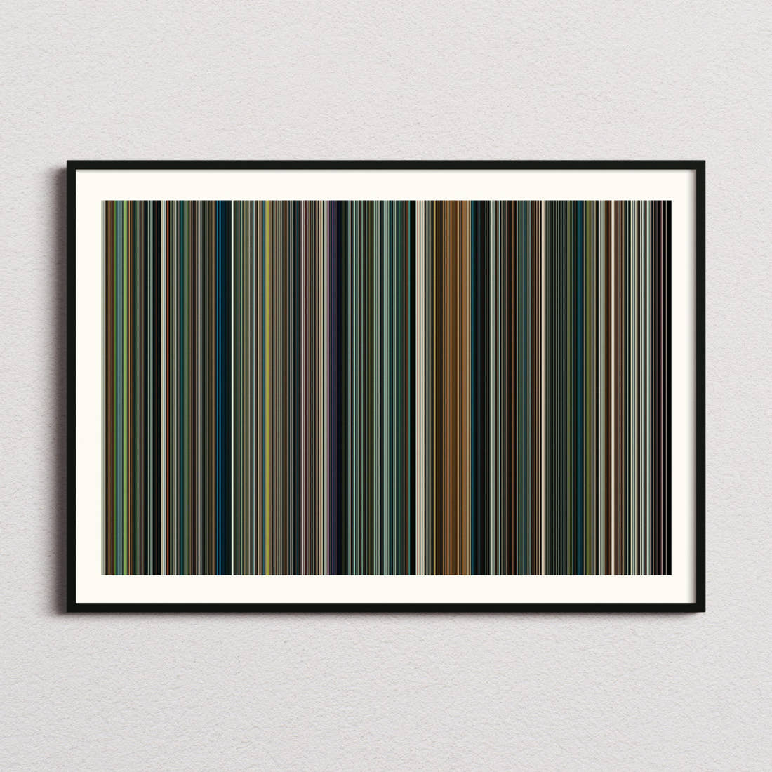 I Swear Movie Barcode Poster - Barcode Only