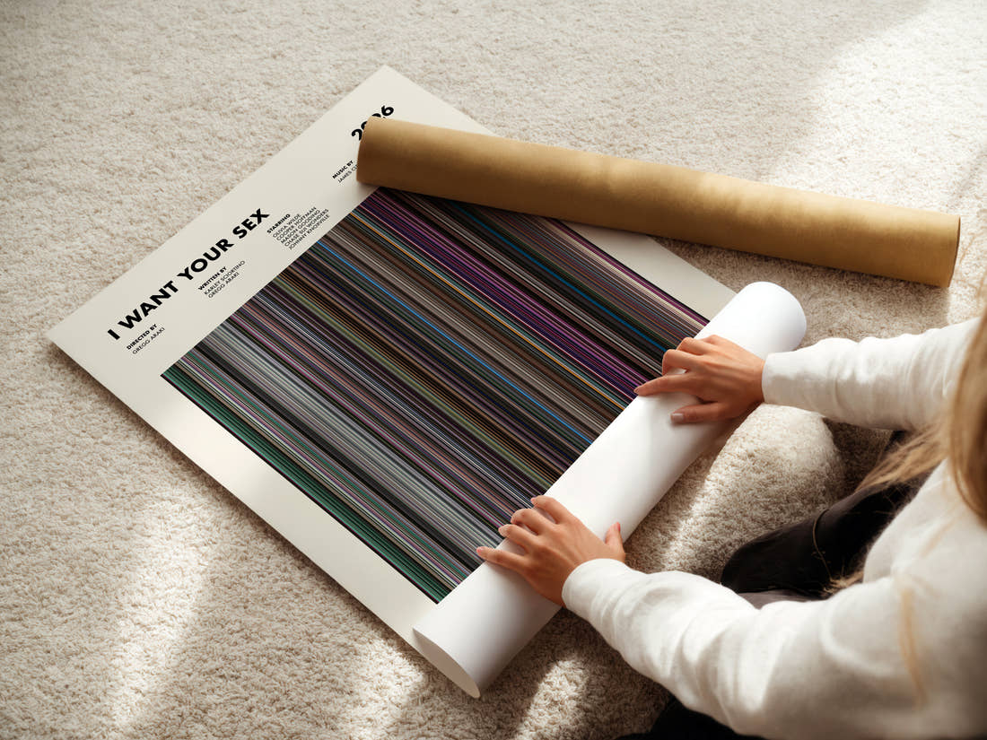 I Want Your Sex Movie Barcode Poster