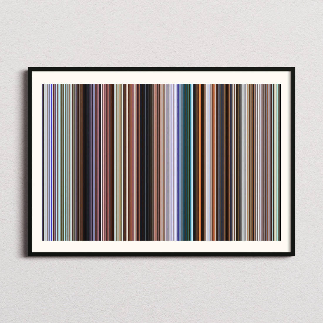 Ice Age Movie Barcode Poster - Barcode Only