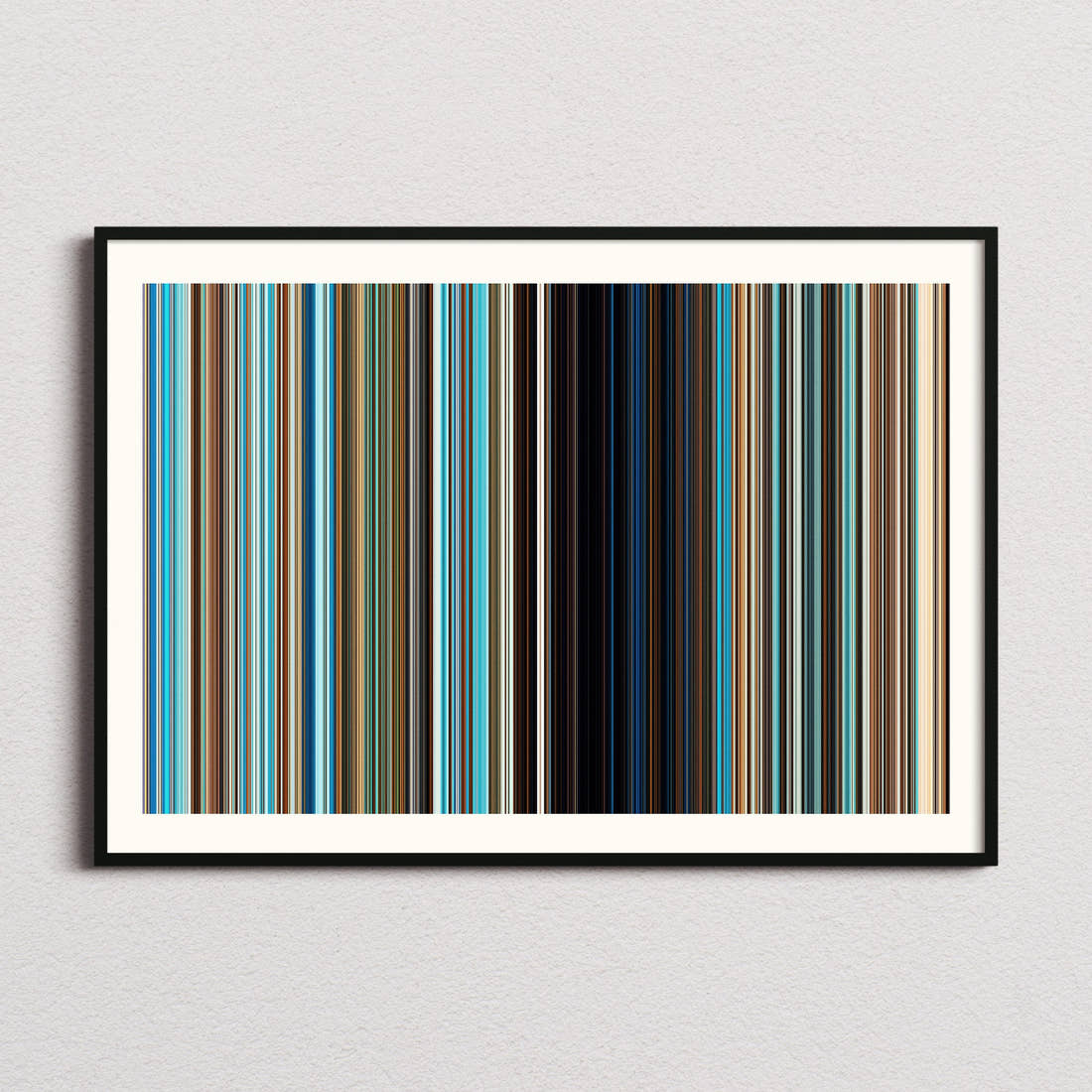 Ice Age: The Meltdown Movie Barcode Poster - Barcode Only