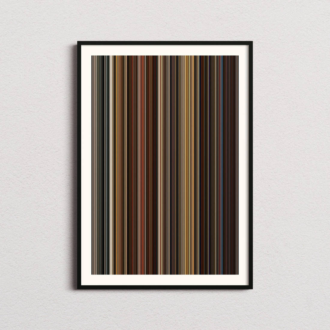Idiocracy Movie Barcode Poster - Barcode Only
