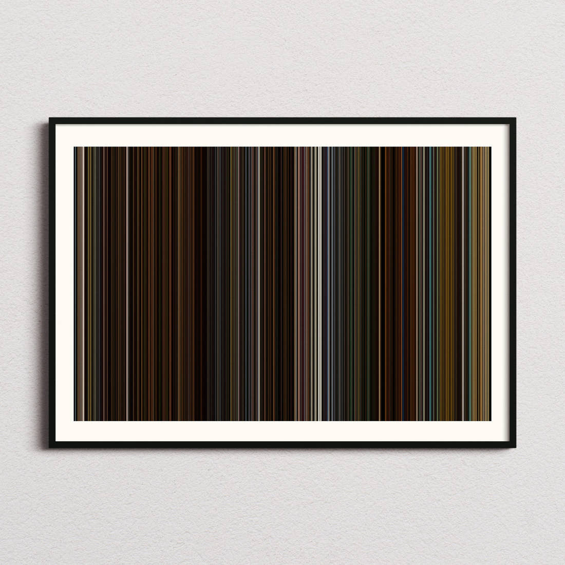 If Beale Street Could Talk Movie Barcode Poster - Barcode Only