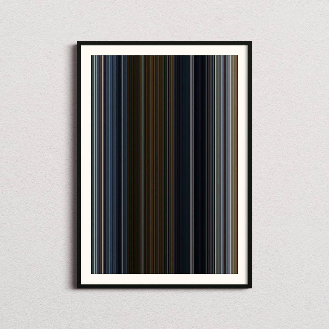I'm Thinking of Ending Things Movie Barcode Poster - Barcode Only