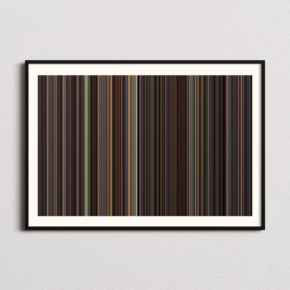 Immortal Beloved Movie Barcode Poster - Barcode Only