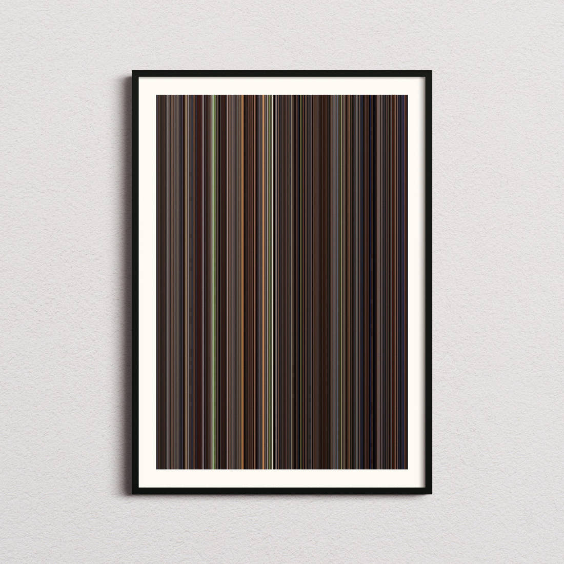 Immortal Beloved Movie Barcode Poster - Barcode Only