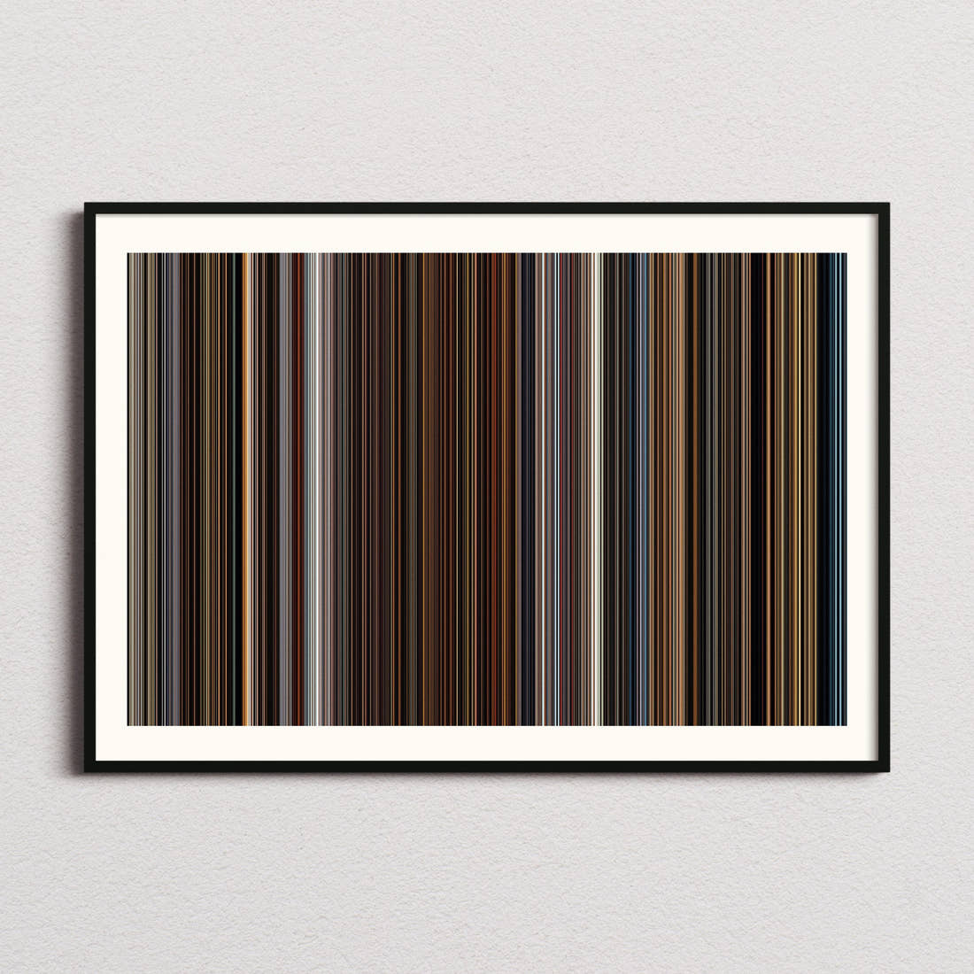 In Bruges Movie Barcode Poster - Barcode Only