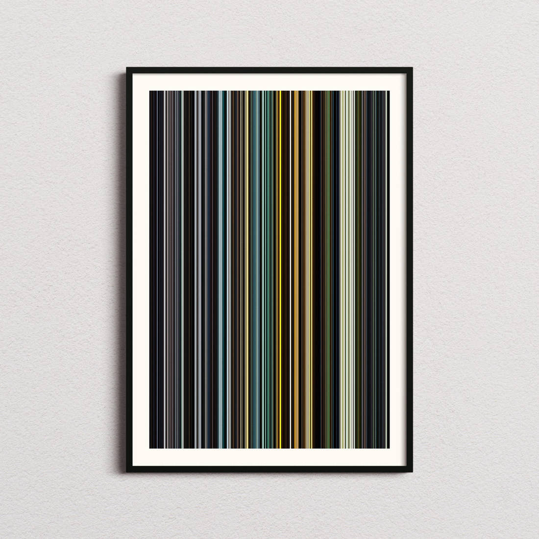 In the Heart of the Sea Movie Barcode Poster - Barcode Only