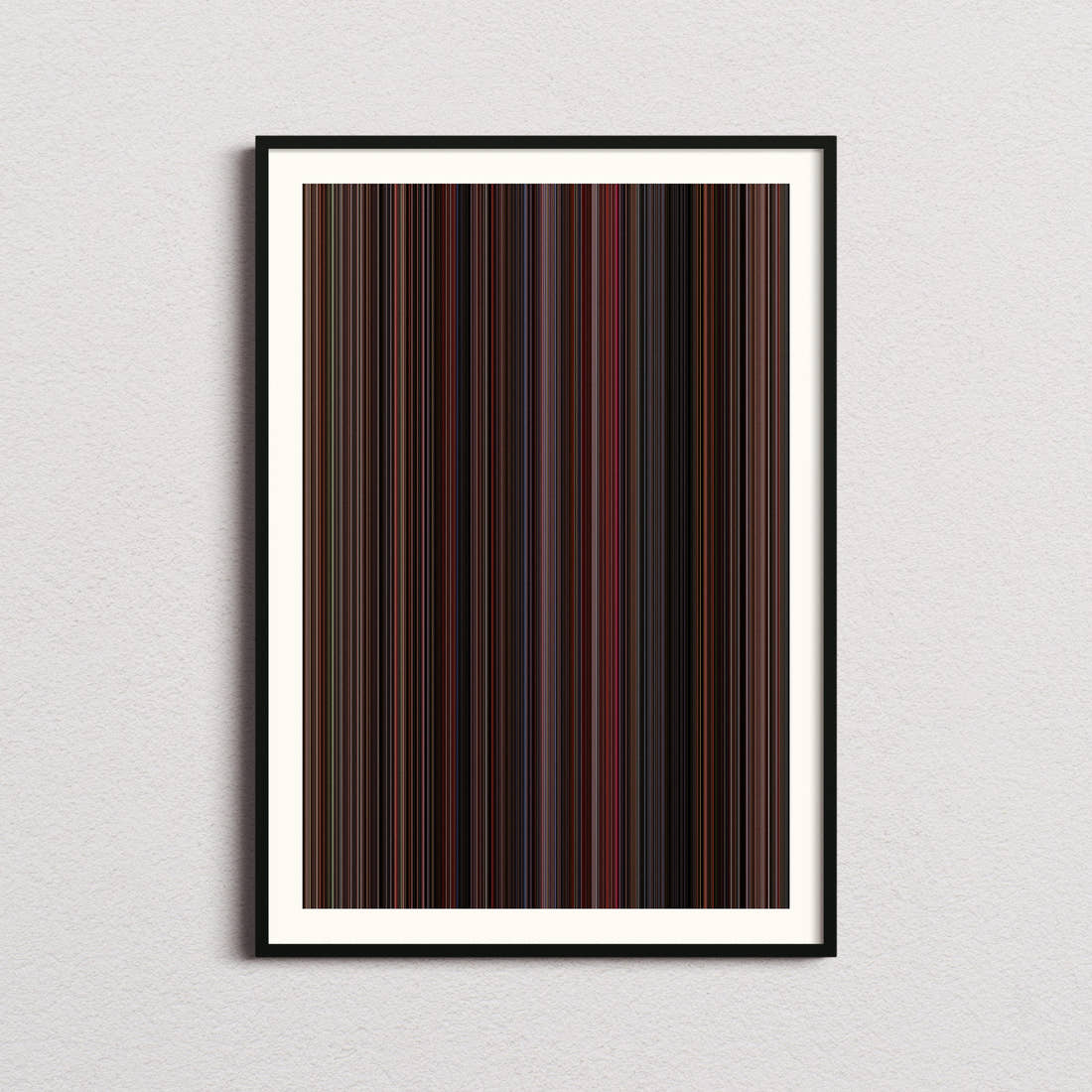 In the Mood for Love Movie Barcode Poster - Barcode Only