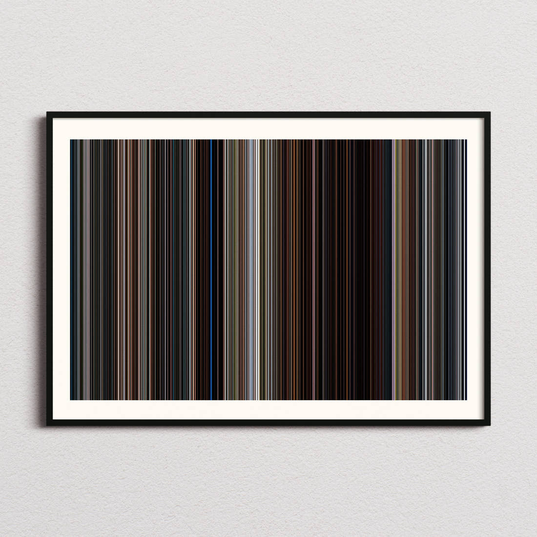 In the Mouth of Madness Movie Barcode Poster - Barcode Only