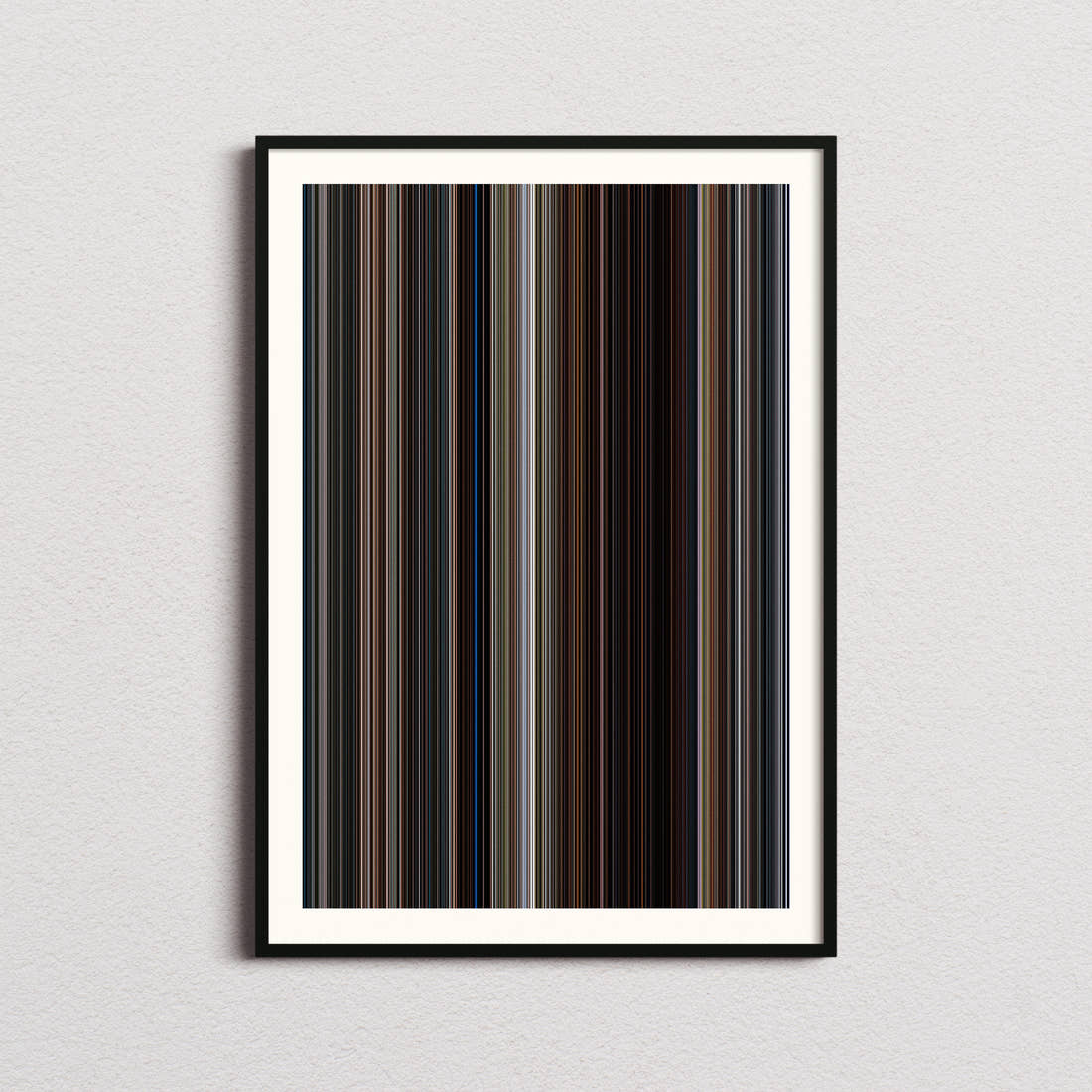 In the Mouth of Madness Movie Barcode Poster - Barcode Only