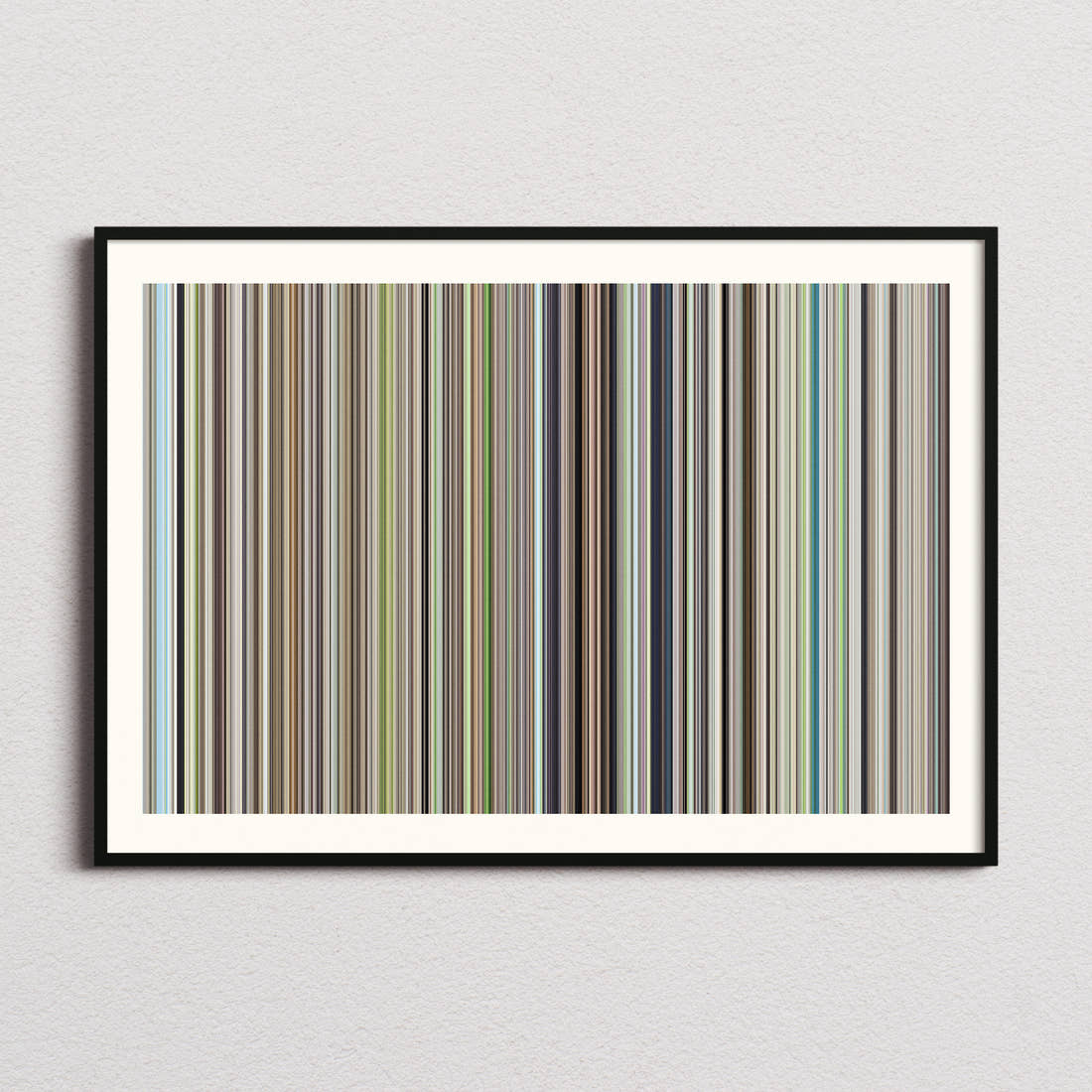 In This Corner of the World Movie Barcode Poster - Barcode Only