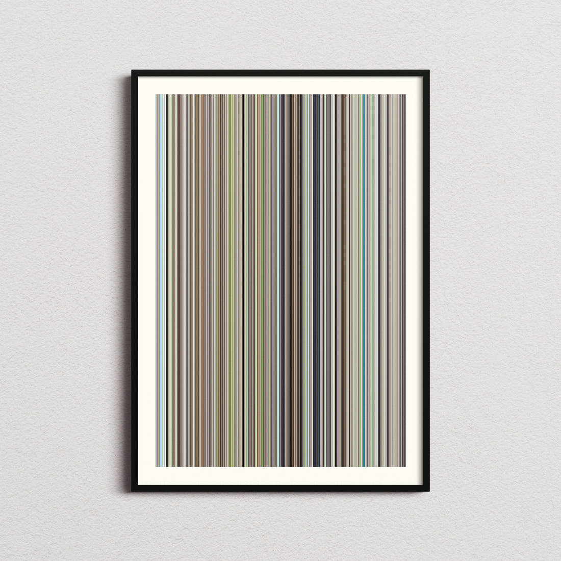 In This Corner of the World Movie Barcode Poster - Barcode Only