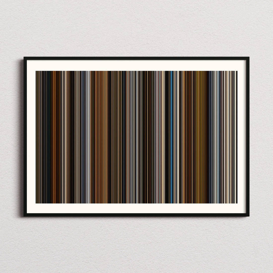 In Time Movie Barcode Poster - Barcode Only
