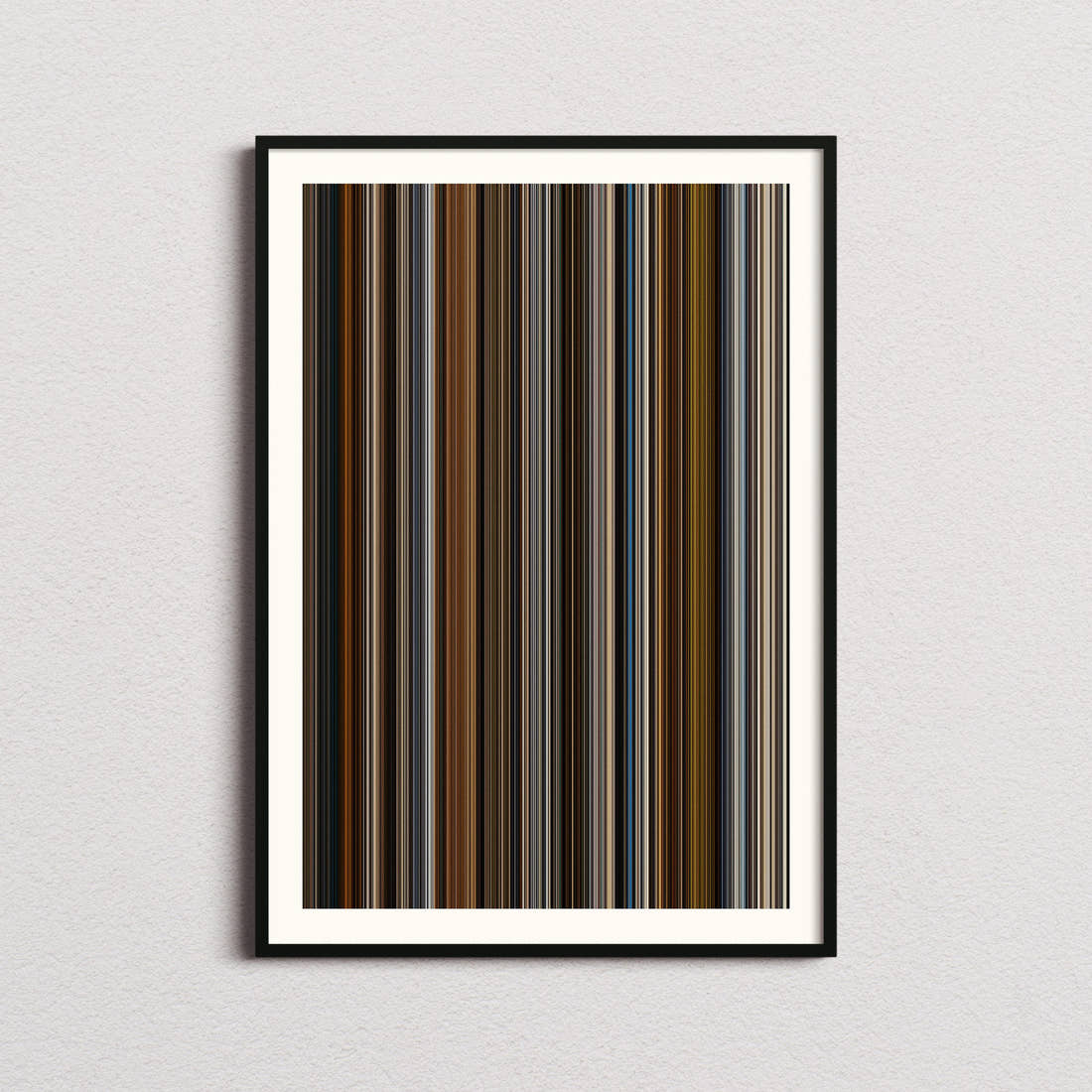 In Time Movie Barcode Poster - Barcode Only