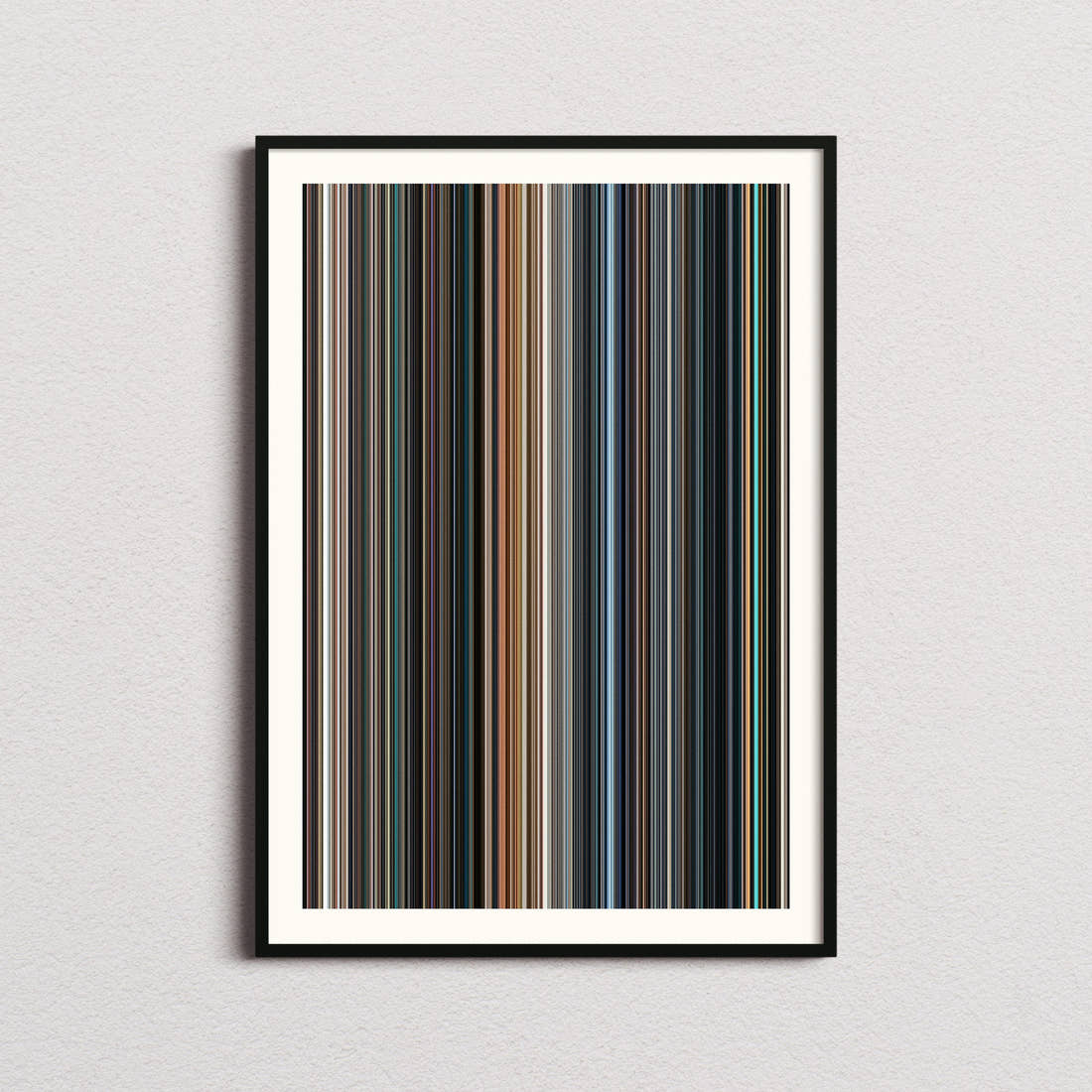 Independence Day Movie Barcode Poster - Barcode Only
