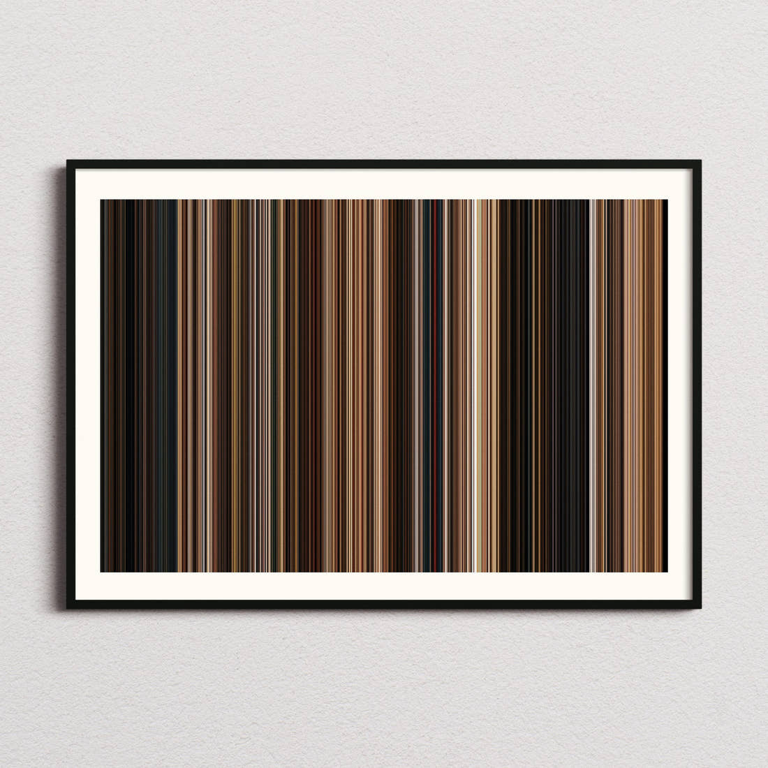 Indiana Jones and the Dial of Destiny Movie Barcode Poster - Barcode Only