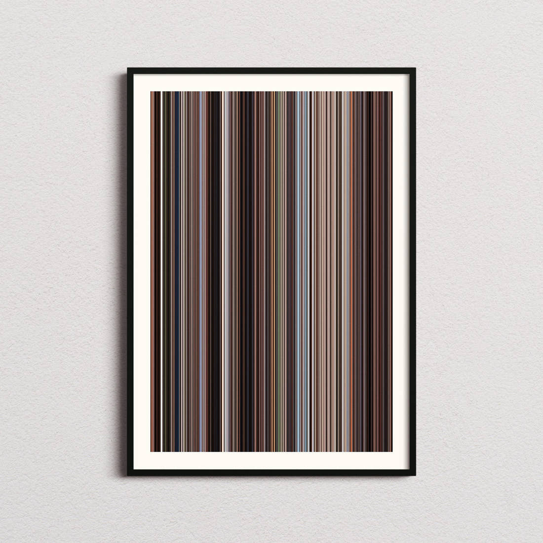 Indiana Jones and the Last Crusade Movie Barcode Poster - Barcode Only