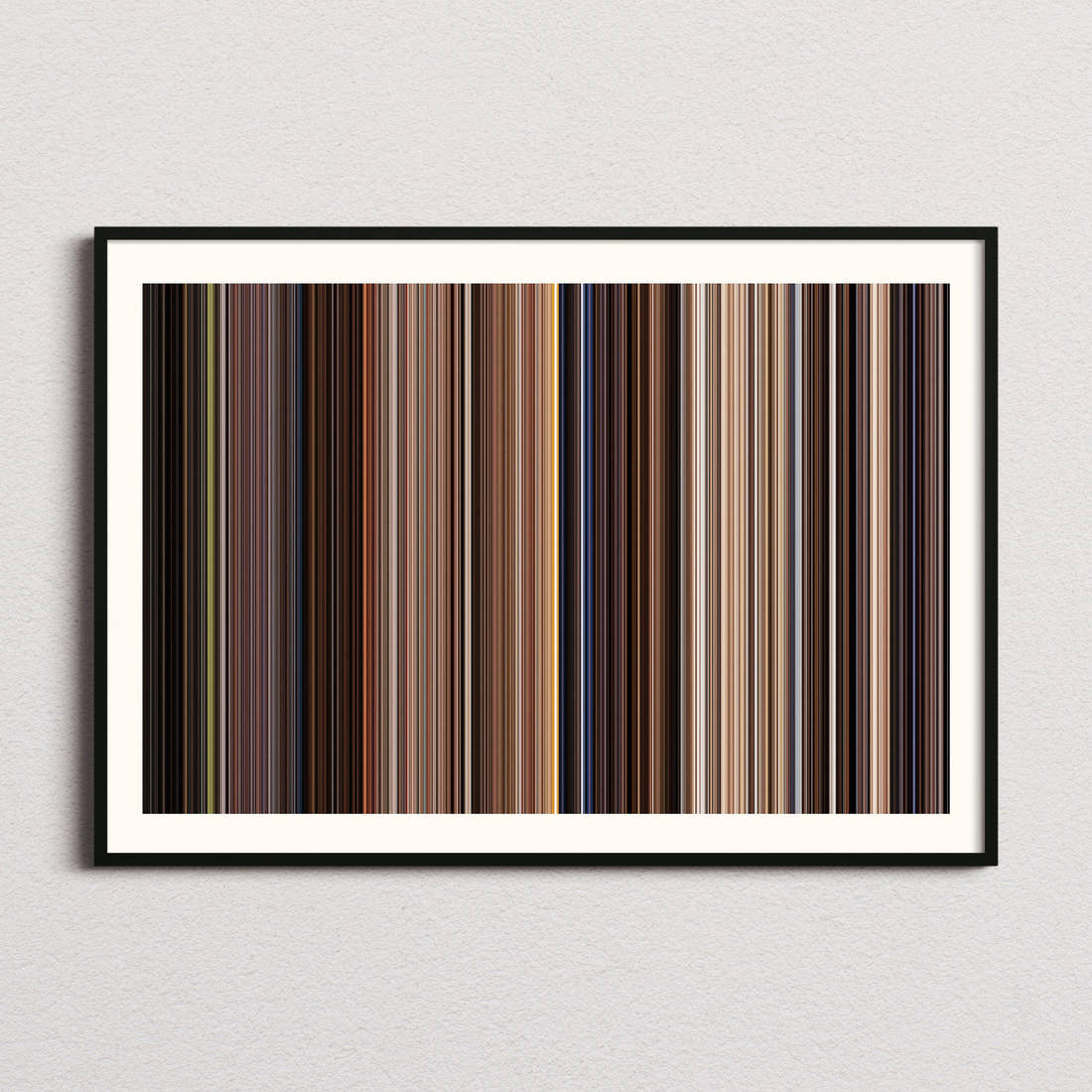Indiana Jones and the Raiders of the Lost Ark Movie Barcode Poster - Barcode Only