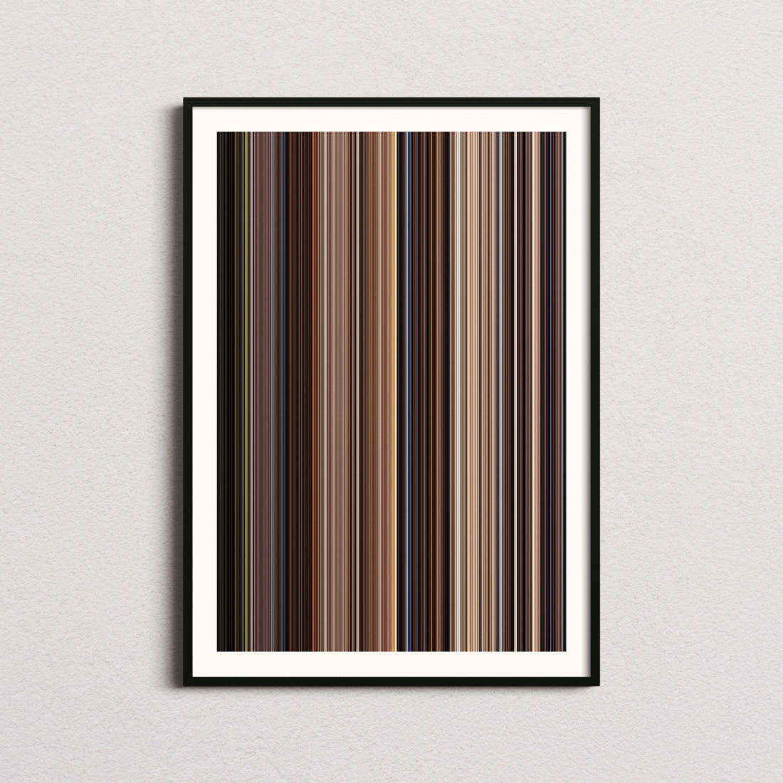 Indiana Jones and the Raiders of the Lost Ark Movie Barcode Poster - Barcode Only