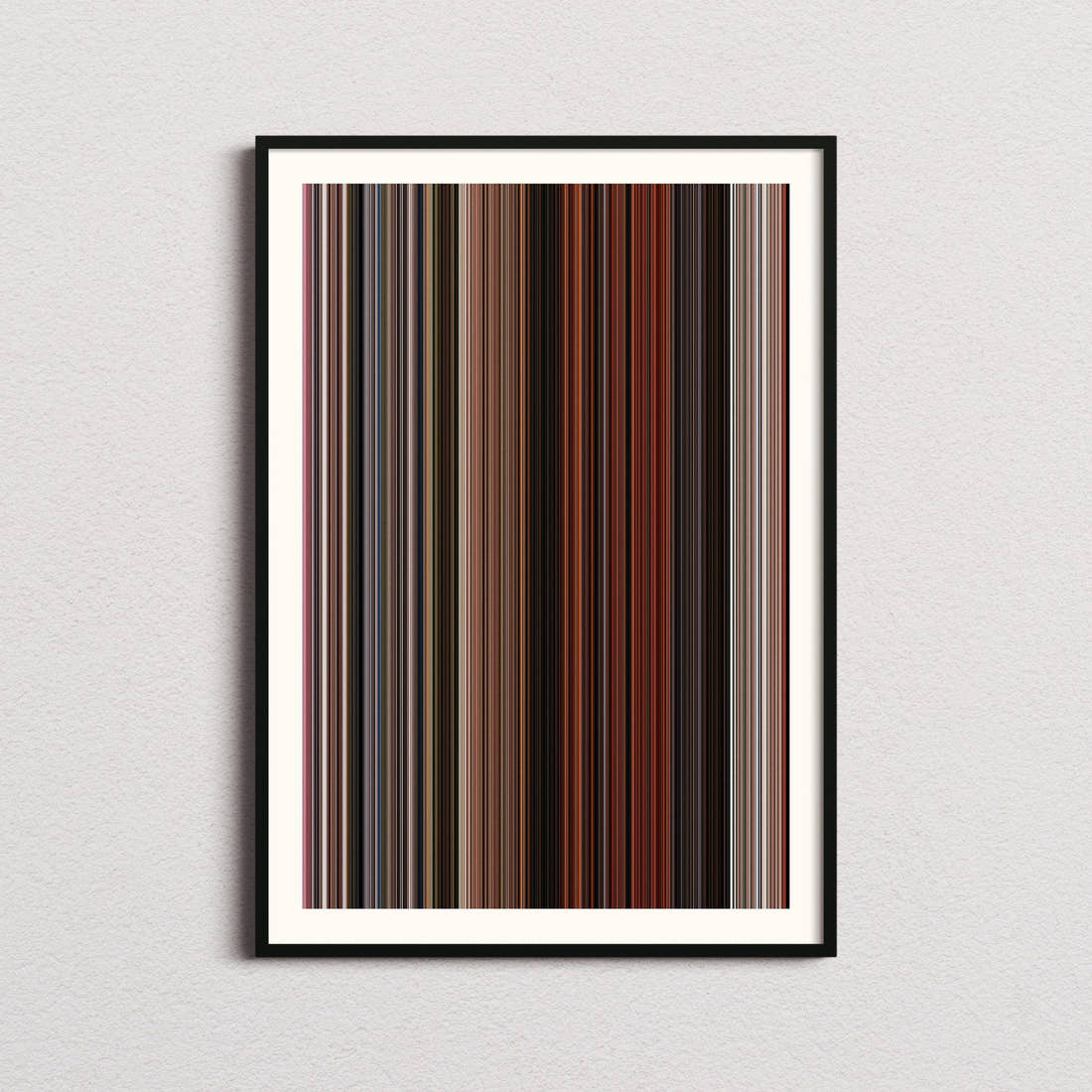 Indiana Jones and the Temple of Doom Movie Barcode Poster - Barcode Only