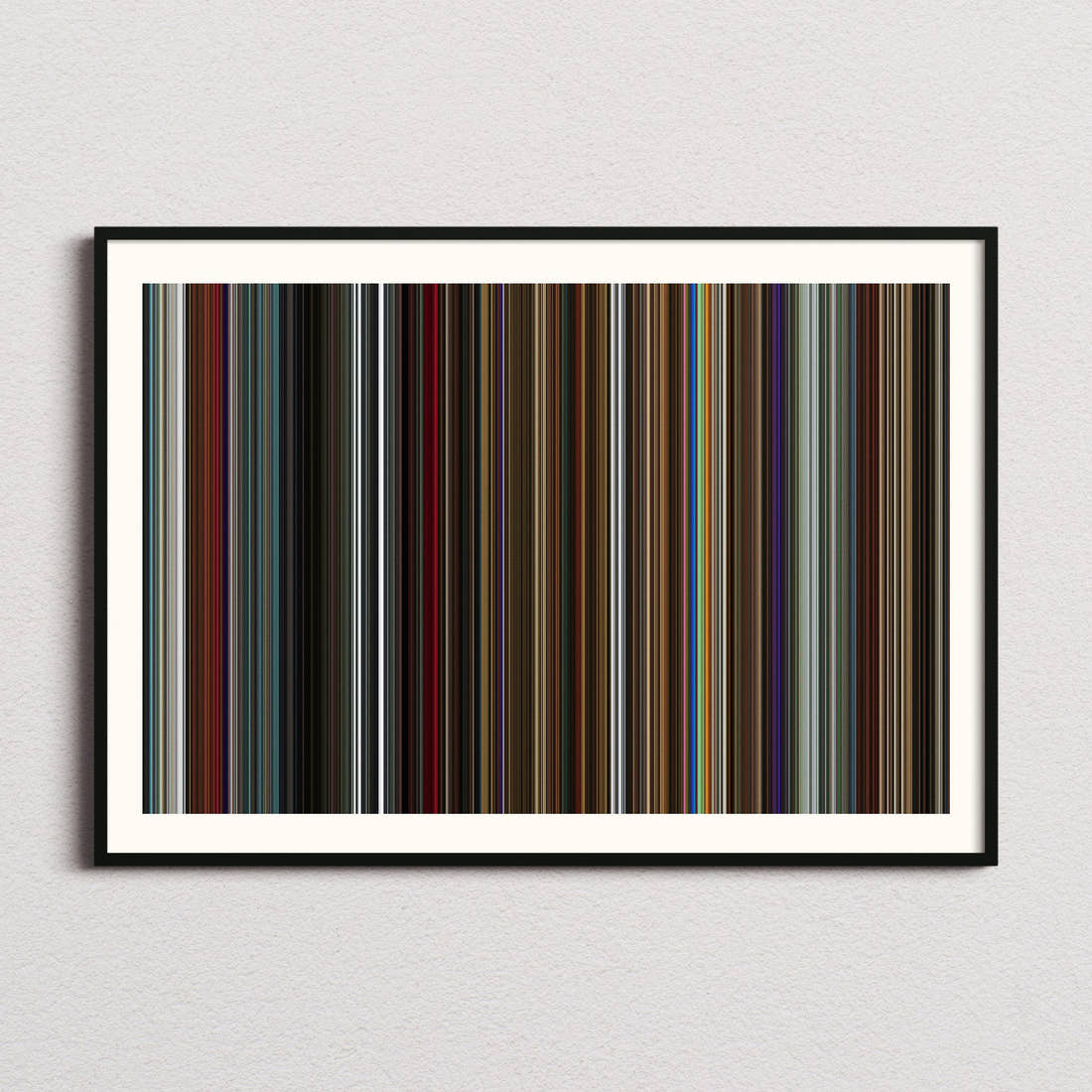 Infinity Pool Movie Barcode Poster - Barcode Only