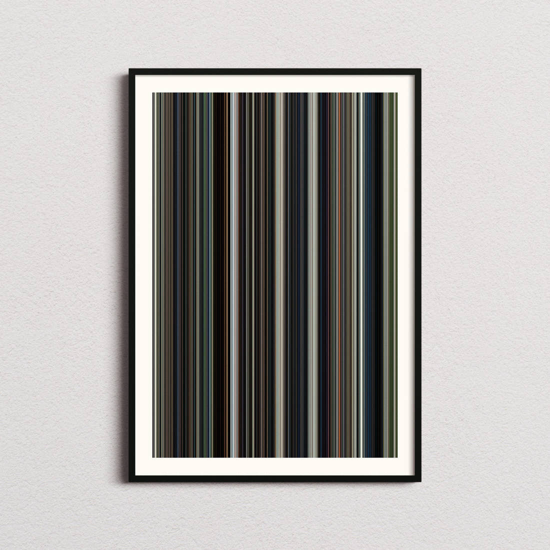 Influencer Movie Barcode Poster - Barcode Only