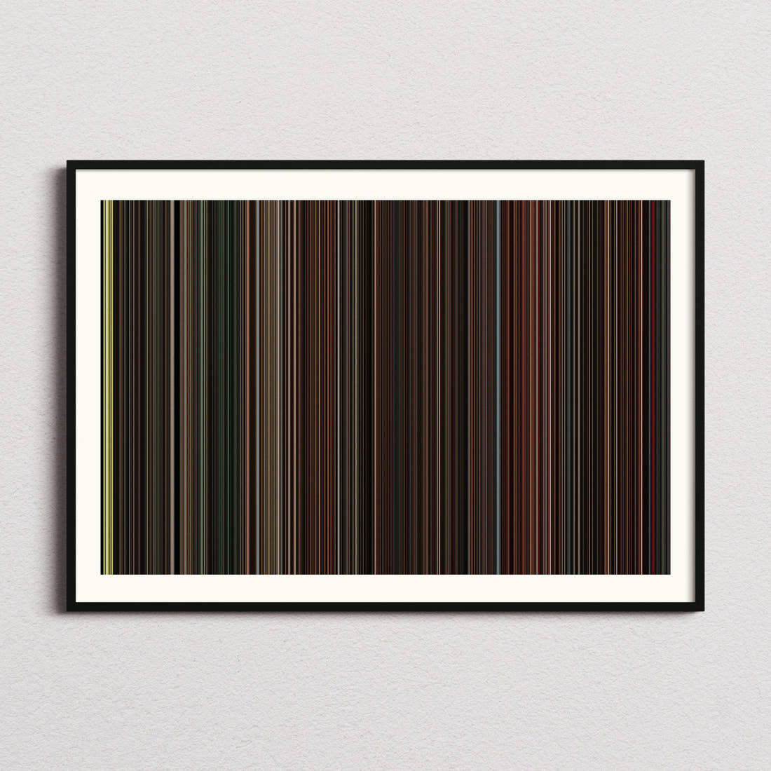 Inglourious Basterds Movie Barcode Poster - Barcode Only