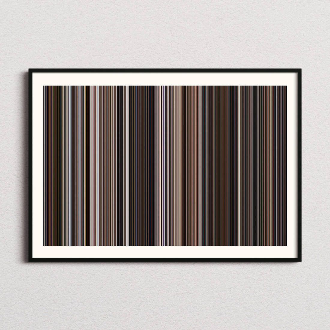 Inherent Vice Movie Barcode Poster - Barcode Only