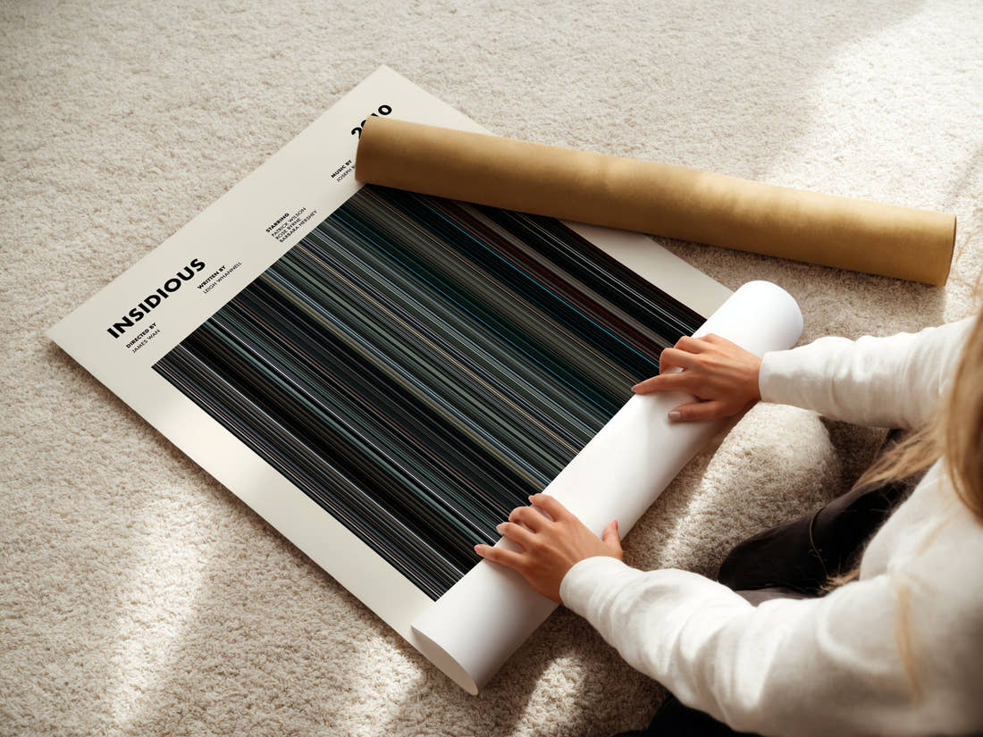 Insidious Movie Barcode Poster