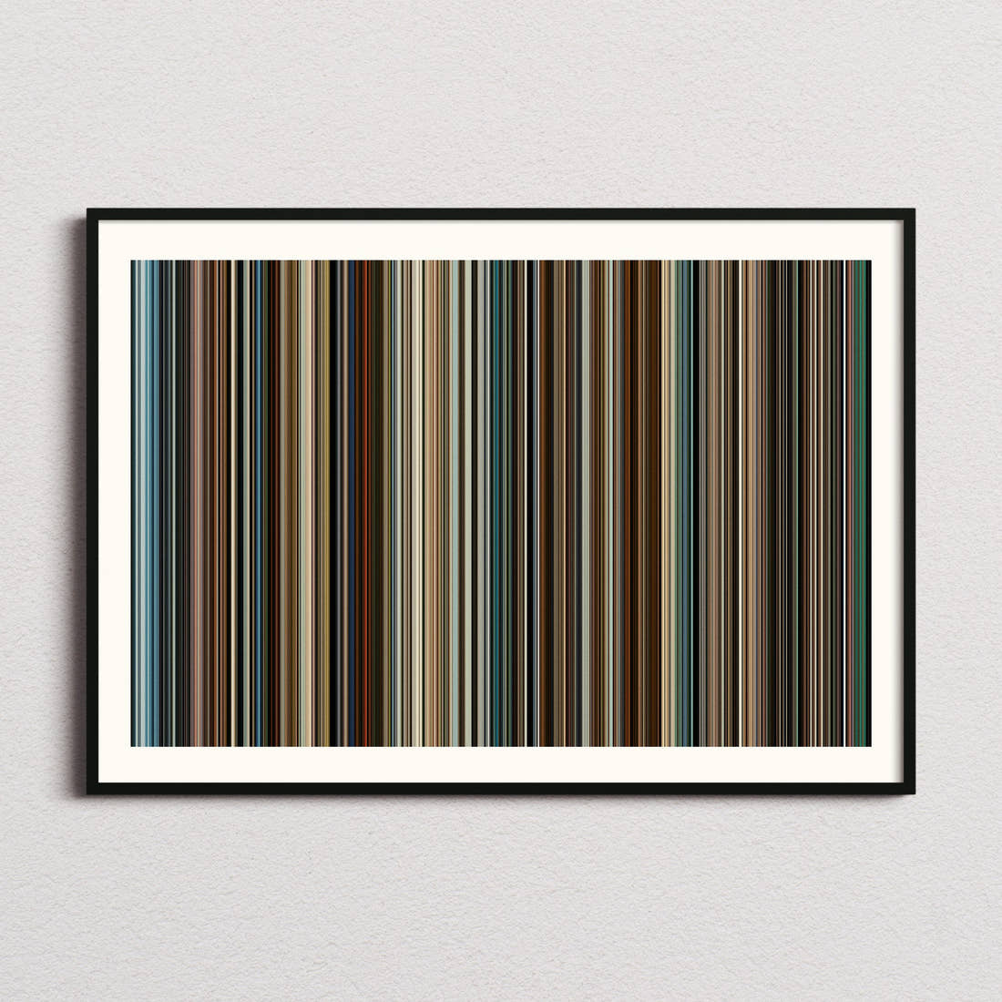 Into the Wild Movie Barcode Poster - Barcode Only