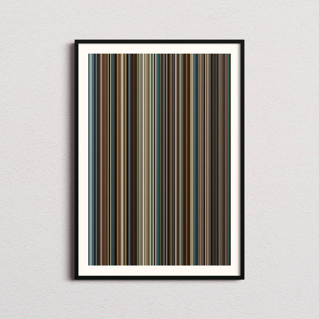 Into the Wild Movie Barcode Poster - Barcode Only