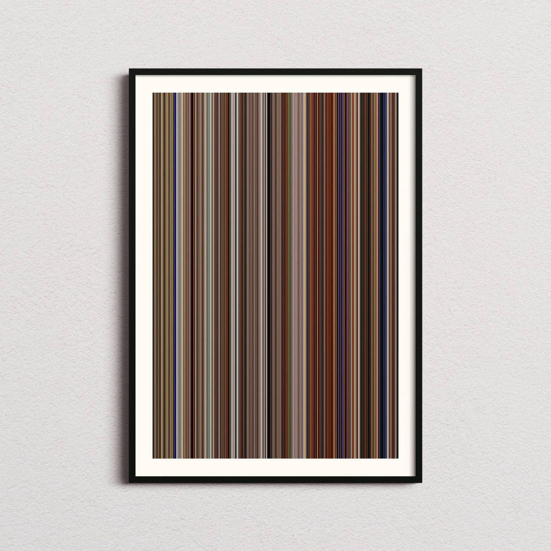 Intolerable Cruelty Movie Barcode Poster - Barcode Only