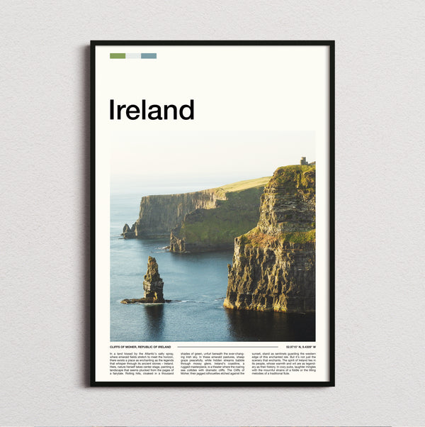 Ireland - Cliffs Of Moher And Sea Stack - Travel Print