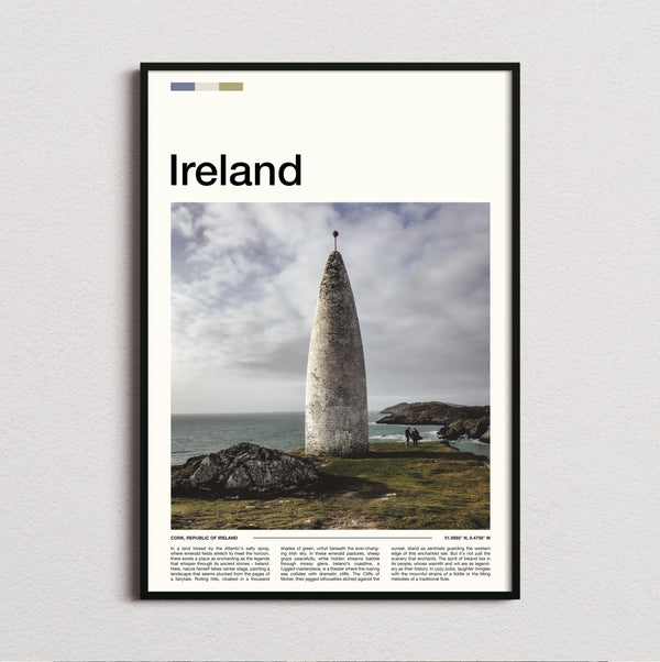 Ireland - Baltimore Beacon - Travel Print