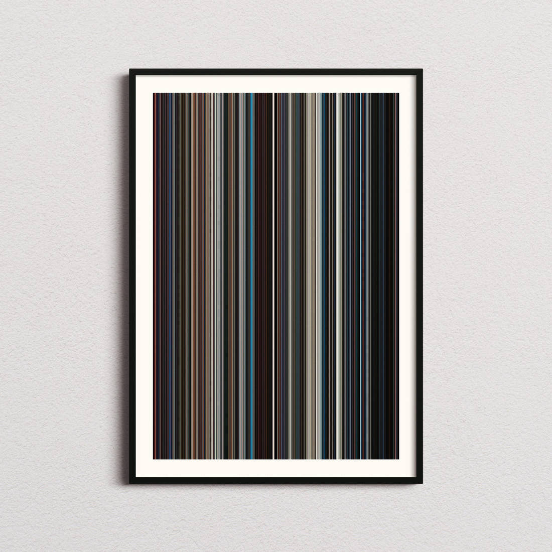 Iron Man 2 Movie Barcode Poster - Barcode Only