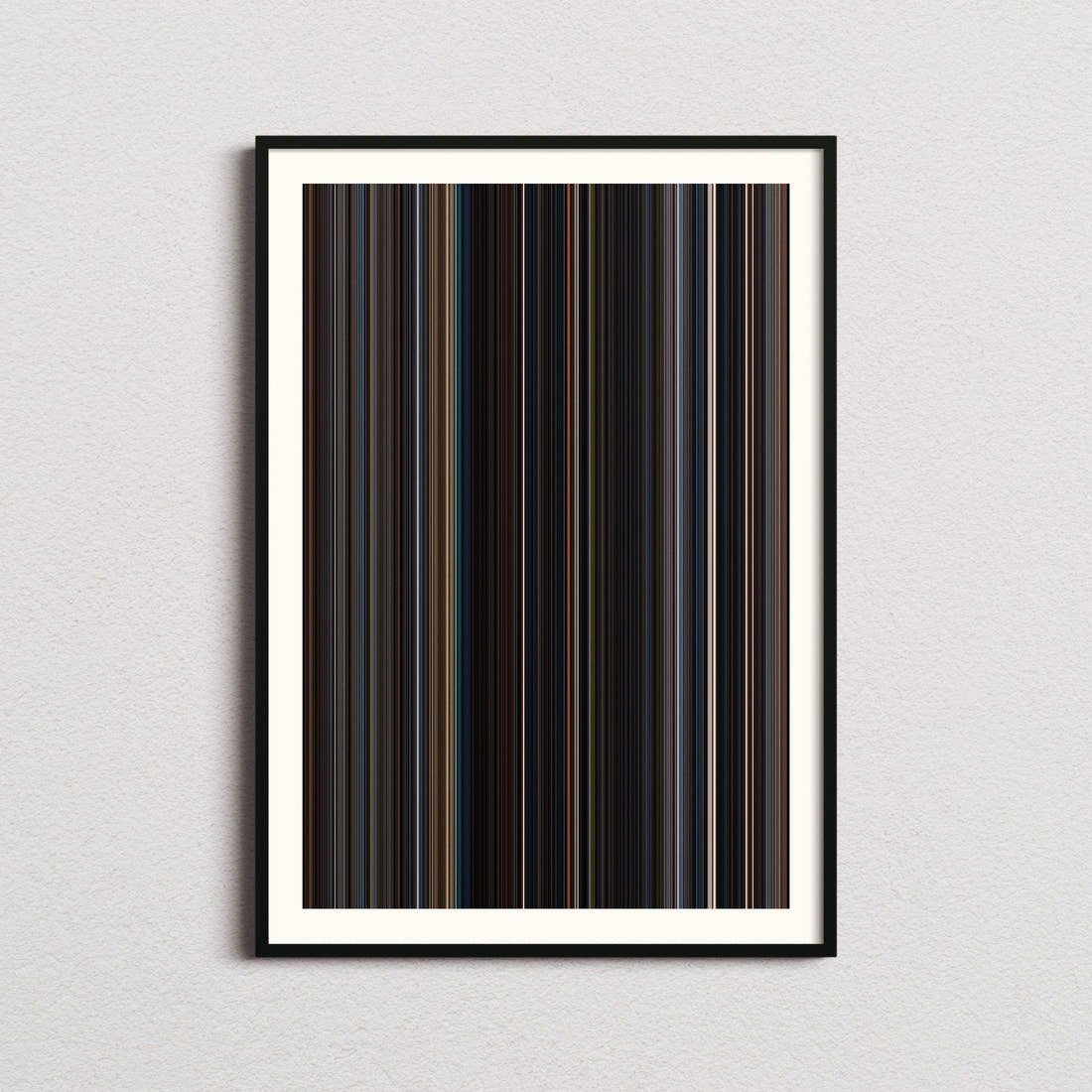 Iron Man 3 Movie Barcode Poster - Barcode Only