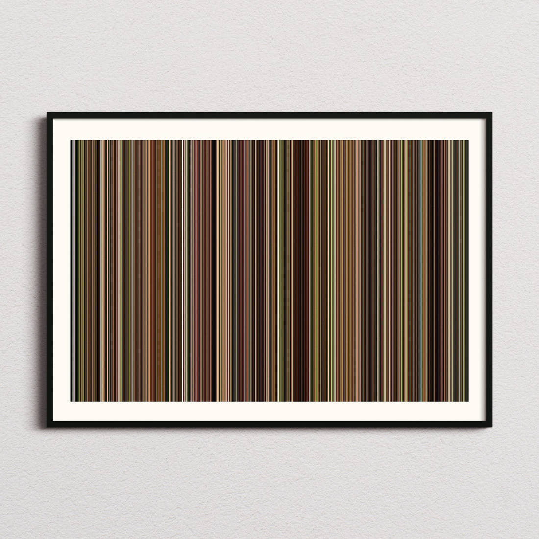 Irrational Man Movie Barcode Poster - Barcode Only