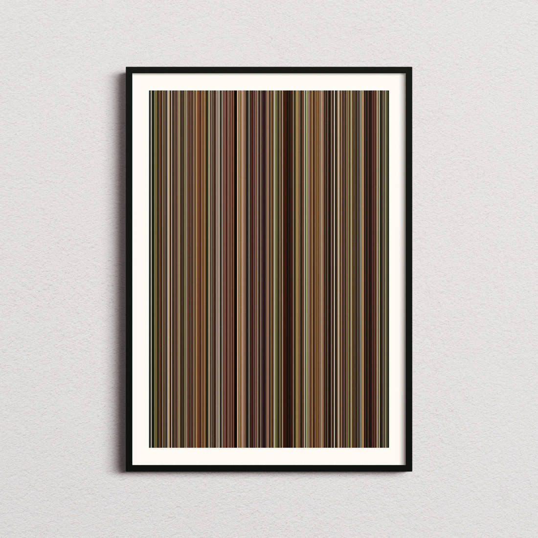 Irrational Man Movie Barcode Poster - Barcode Only