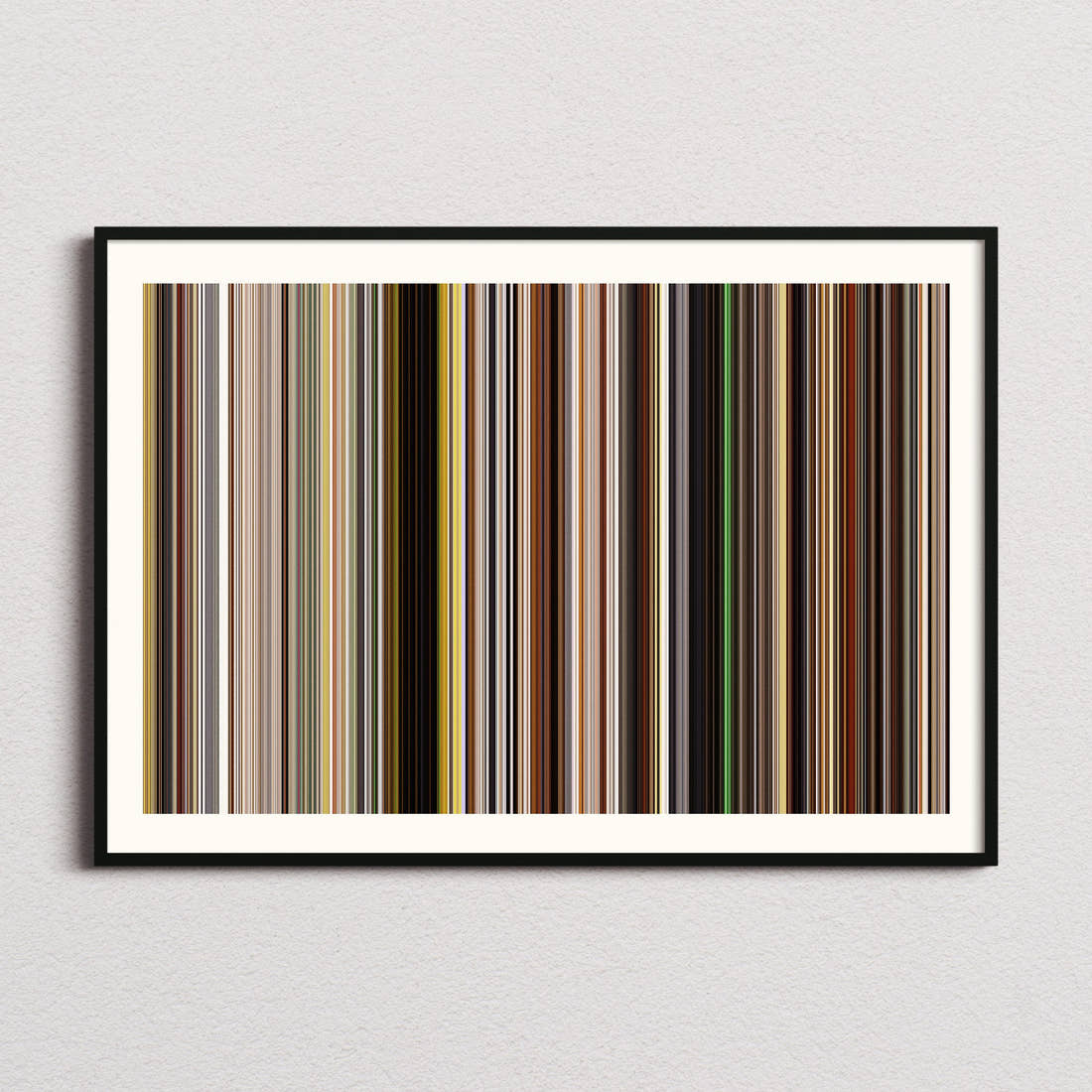 Isle of Dogs Movie Barcode Poster - Barcode Only