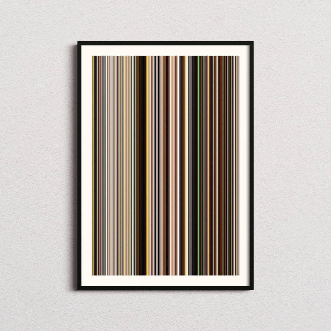 Isle of Dogs Movie Barcode Poster - Barcode Only