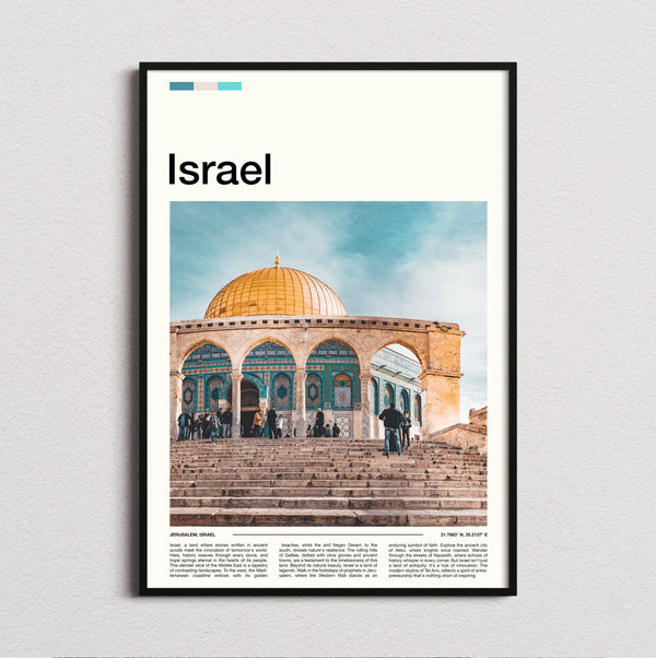 Israel - Dome Of The Rock - Travel Print