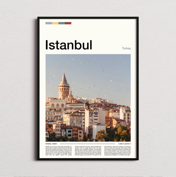 Istanbul - Galata Tower - Travel Print
