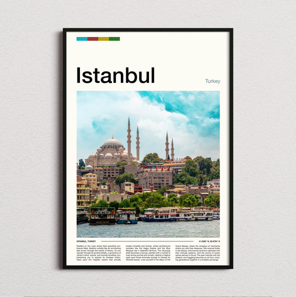 Istanbul - Suleymaniye Mosque - Travel Print