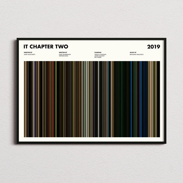 It Chapter Two Movie Barcode Poster